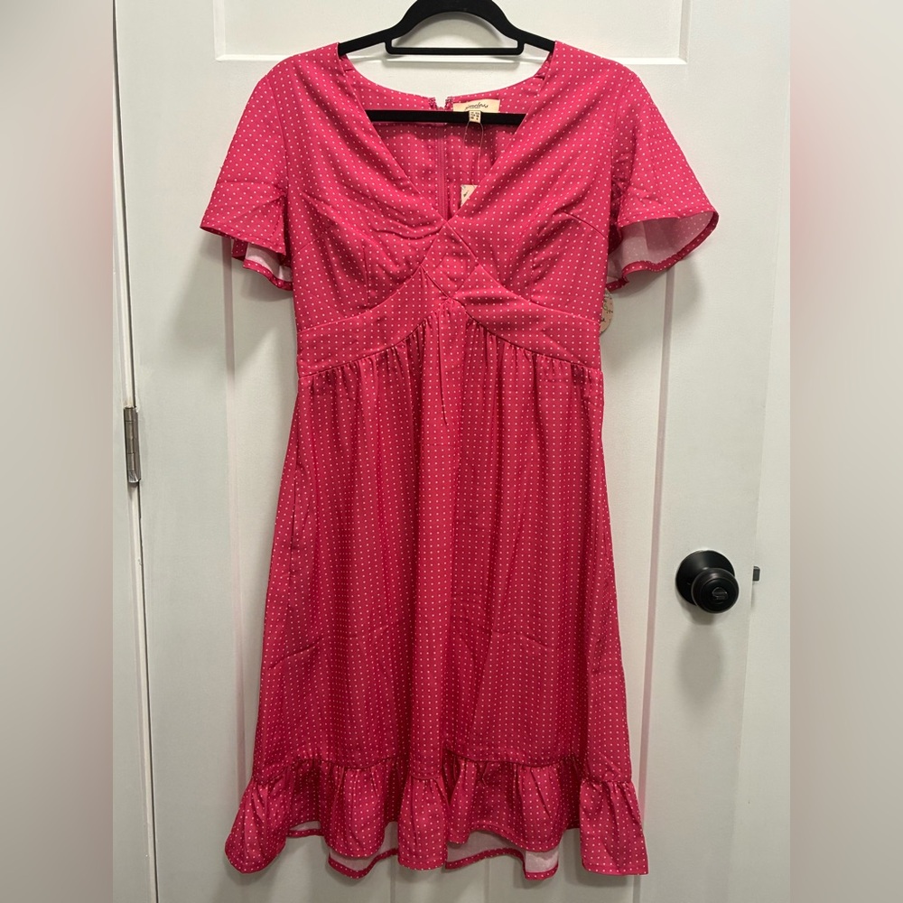 Pink Polka Dot Dress